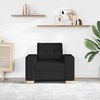 vidaXL Fauteuil Noir 60 cm Tissu
