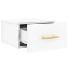 vidaXL Tables de chevet murales 2 pcs blanc 35x35x20 cm