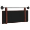 vidaXL T&ecirc;te de lit suspendue Brun Brillant 100 cm PU antique