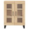 vidaXL Buffet haut Ch&ecirc;ne sonoma 69,5x34x180 cm Bois d'ing&eacute;nierie