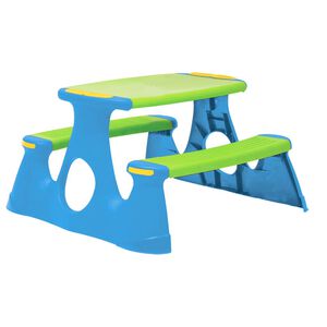 vidaXL Banc de pique-nique pour enfants 89,5x84,5x48 cm Polypropyl&egrave;ne