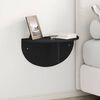 vidaXL &Eacute;tag&egrave;re Murale Noir 48 x 24 x 24 cm Bois d'ing&eacute;nierie