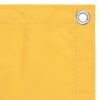 vidaXL &Eacute;cran de balcon Jaune 90x500 cm Tissu Oxford