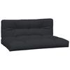vidaXL Salon palette de jardin avec coussins 4pcs bois d'acacia massif