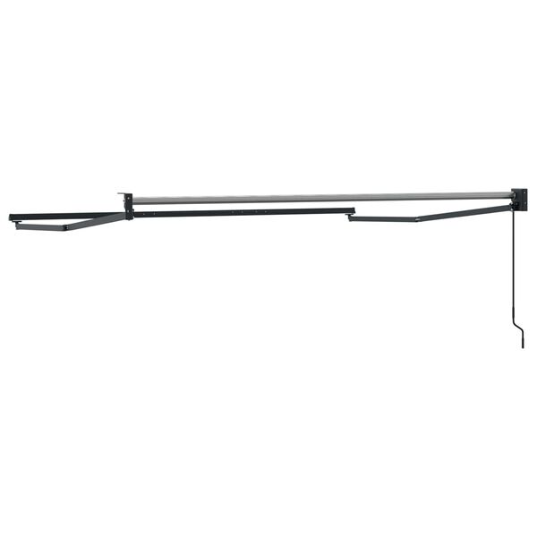 vidaXL Cadre de store r&eacute;tractable manuel Anthracite 3 x 2 m Aluminium
