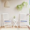 vidaXL Coussins de chaise de jardin lot de 2 40x40x4 cm tissu