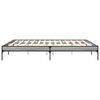 vidaXL Cadre de lit sans matelas sonoma gris 200x200 cm