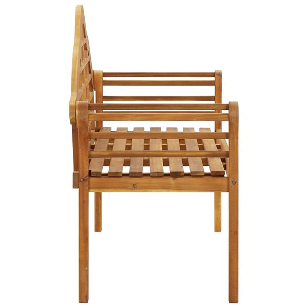 vidaXL Banc de jardin 135 cm Bois d'acacia solide
