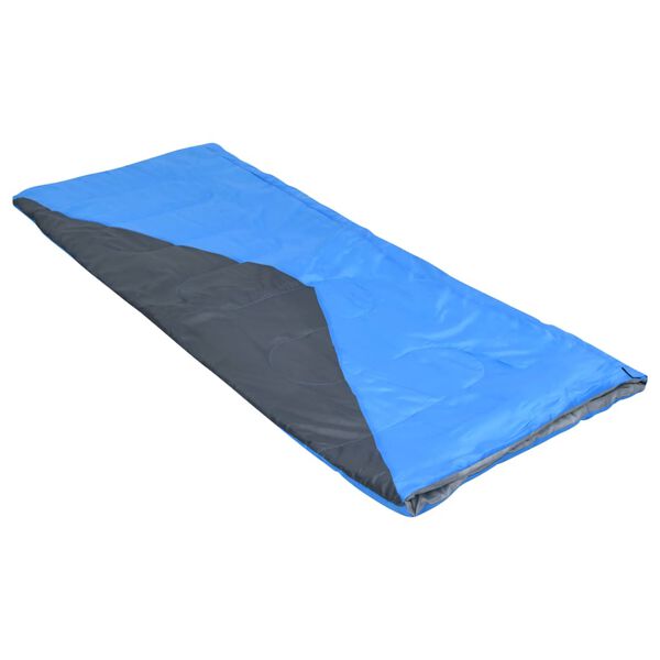 vidaXL Sacs de couchage type enveloppe 2 pcs Bleu 1 100 g 10&deg;C