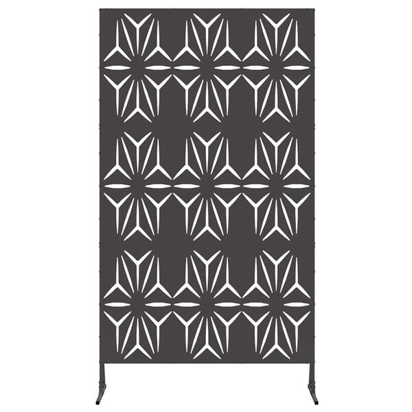 vidaXL Écran de confidentialité Noir Acier