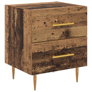 vidaXL Cabinet de chevet Bois Ancien 40 x 35 x 47,5 cm