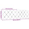 vidaXL Coussin de t&ecirc;te de lit marron fonc&eacute; 160 cm tissu