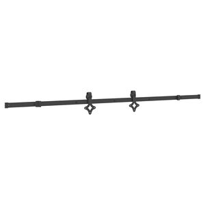 vidaXL Kit de quincaillerie de porte coulissante 213,5 cm acier noir