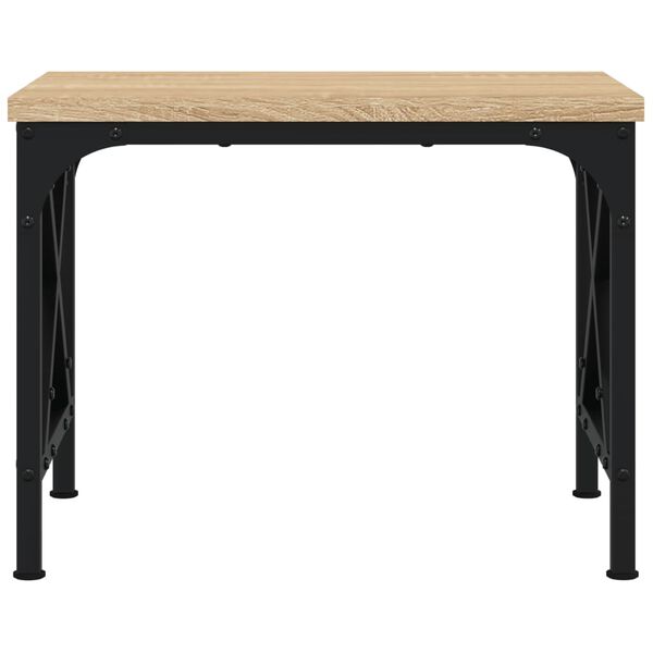 vidaXL Support d'imprimante chêne sonoma 40x30x31 cm bois d'ingénierie