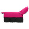 vidaXL Couverture &Eacute;quine Rose et Noir 85 cm Polyester