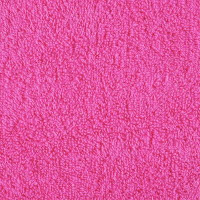 vidaXL Serviettes de sauna de qualité supérieure 4 pcs rose 100% coton