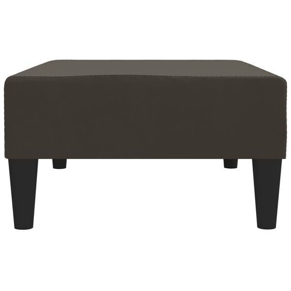 vidaXL Repose-pied Gris fonc&eacute; 78x56x32 cm Velours