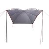 vidaXL Tente de voiture gris et orange imperm&eacute;able