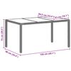 vidaXL Ensemble de salle &agrave; manger pour jardin 7 pcs Gris clair