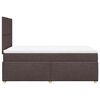 vidaXL Sommier &agrave; lattes de lit avec matelas Marron fonc&eacute; 120x200 cm