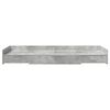 vidaXL Cadre de lit Gris b&eacute;ton 90 x 200 cm Bois d'ing&eacute;nierie