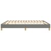 vidaXL Cadre de lit gris fonc&eacute; 180x200 cm tissu