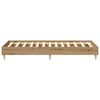 vidaXL Cadre de lit sans matelas ch&ecirc;ne artisanal 90x190 cm