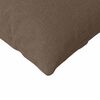 vidaXL Coussins de canap&eacute; 2 pcs Marron 200 x 40 cm tissu
