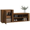 vidaXL Armoire &agrave; chaussures Ch&ecirc;ne marron 130x35x54cm Bois d'ing&eacute;nierie
