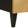 vidaXL Cabinet de chevet 2 pcs Noir et or 40 x 33,5 x 46 cm