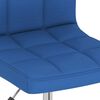 vidaXL Chaise pivotante de bureau Bleu Tissu