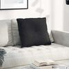 vidaXL Coussin de Dos Noir 60 x 19 x 50 cm tissu