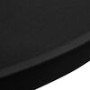 vidaXL Housses &eacute;lastiques de table &Oslash; 80 cm Noir 4 pcs