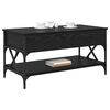 vidaXL Table basse Ch&ecirc;ne noir 100 x 50 x 50 cm Bois d'ing&eacute;nierie