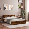 vidaXL Cadre de lit sans matelas ch&ecirc;ne fum&eacute; 150x200 cm