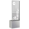 vidaXL &Eacute;cran de confidentialit&eacute; de jardin Fretwork Argent 50 x 140 cm
