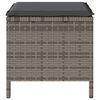 vidaXL Ensemble de salle &agrave; manger pour jardin Gris polyrotin