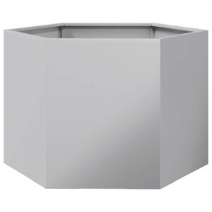 vidaXL Jardini&egrave;re hexagone 69x60x45 cm acier galvanis&eacute;