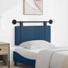 vidaXL T&ecirc;te de lit suspendue Montage mural Bleu 90 x 55 x 5 cm tissu