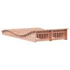 vidaXL Chaise longue 205x110x31,5 cm bois massif de douglas