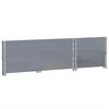 vidaXL Jardini&egrave;re gris 100x50 cm bois massif de pin