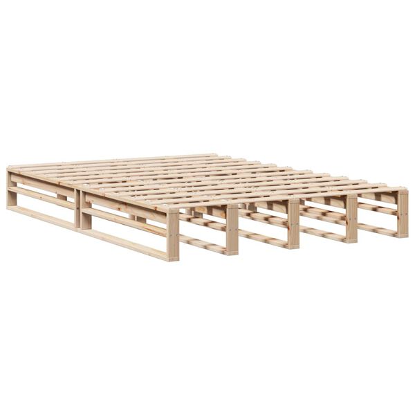 vidaXL Cadre de lit sans matelas 120x200 cm bois de pin massif
