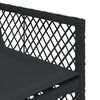 vidaXL Ensemble &agrave; manger de jardin 17 pcs coussins noir r&eacute;sine tress&eacute;e
