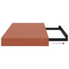 vidaXL &Eacute;tag&egrave;re Murale 4 pcs Rouge 50 x 23 x 4 cm Bois d'ing&eacute;nierie