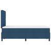 vidaXL Lit &agrave; ressorts avec matelas Bleu 120 x 190 cm tissu