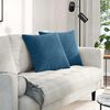vidaXL Coussins de canap&eacute; 2 pcs Bleu 50 x 50 cm
