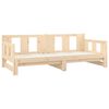 vidaXL Lit coulissant sans matelas bois de pin massif 2x(90x190) cm
