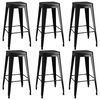 vidaXL Ensemble de bar 7 pcs Blanc et noir