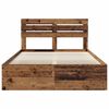 vidaXL Cadre de lit Bois ancien 140 x 200 cm Pin massif