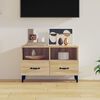 vidaXL Meuble TV Ch&ecirc;ne sonoma 80x36x50 cm Bois d'ing&eacute;nierie